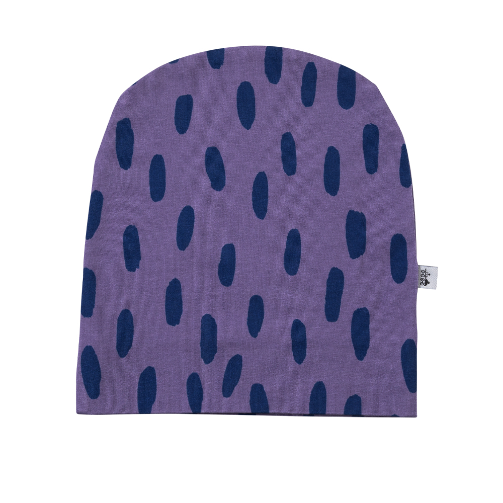 Beanie Rain on Violet