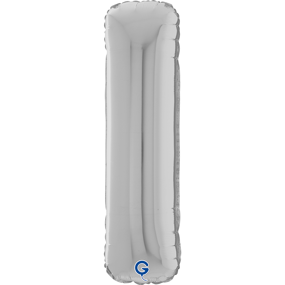 26" Folienbuchstabe "I" Silver