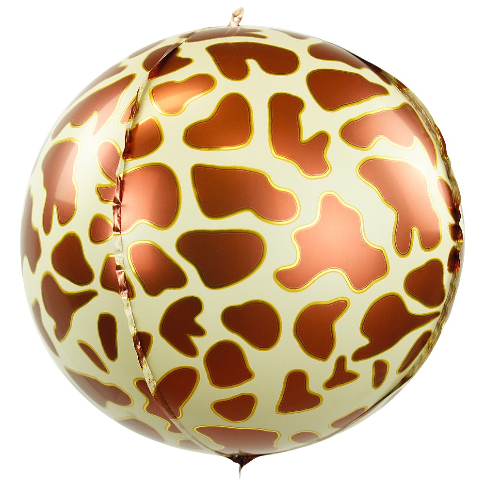 7" Deko-Kugel Giraffe (mit Ventil)