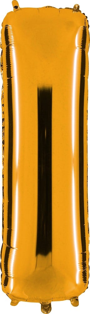 40" Folienbuchstabe "I" Gold (Altgold)