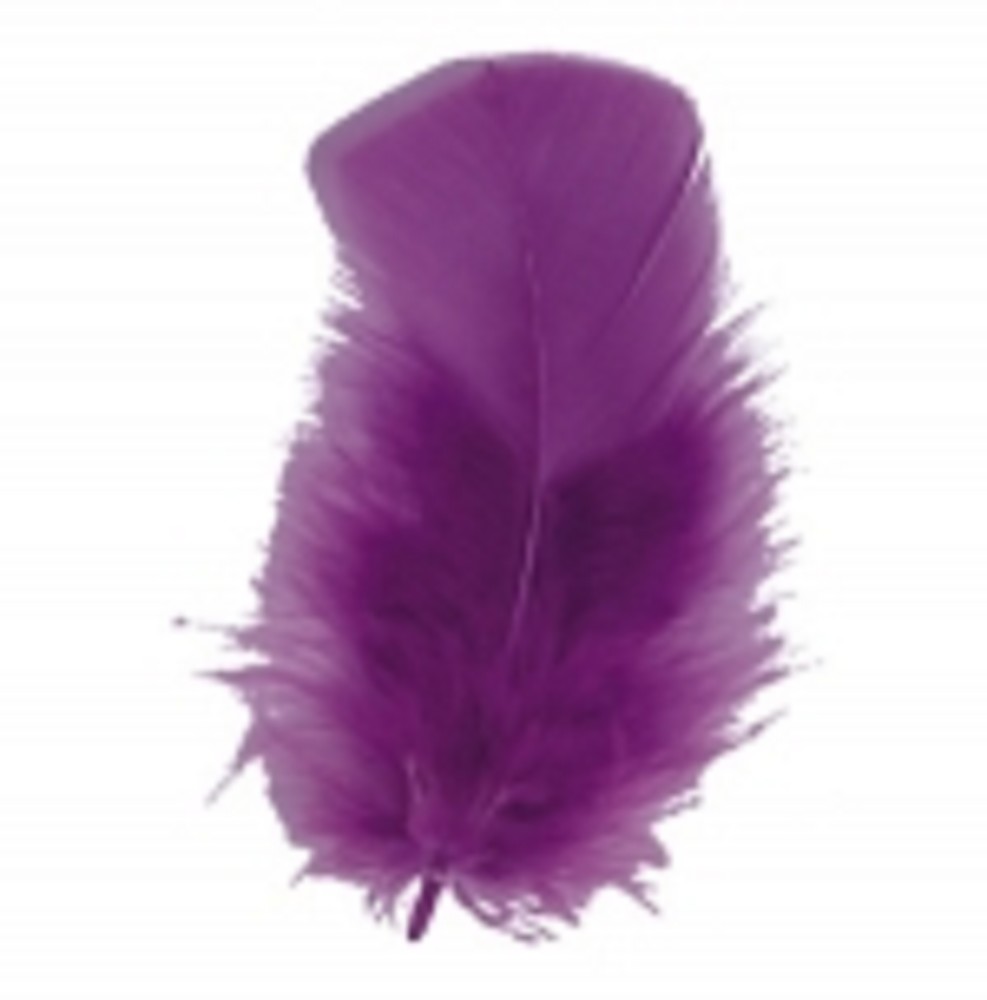 Schmuckfedern lila (100g)