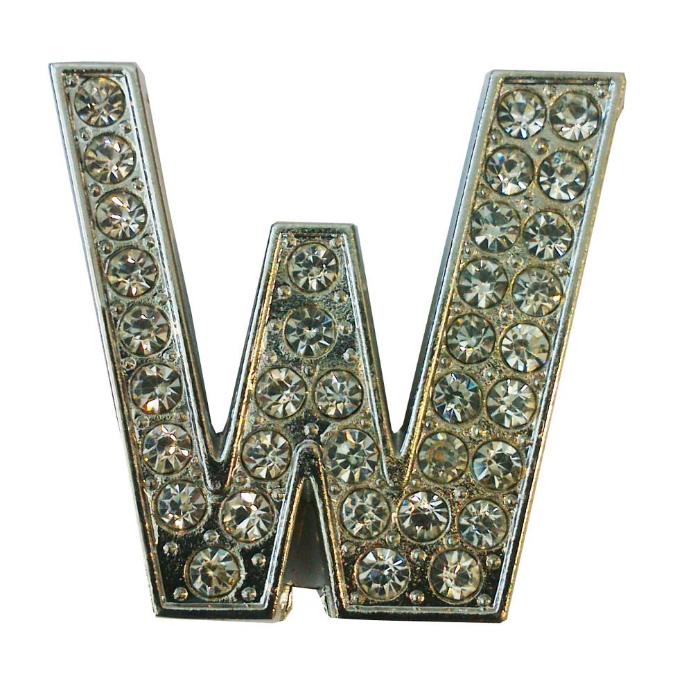 Strass-Buchstabe W (3,5cm)