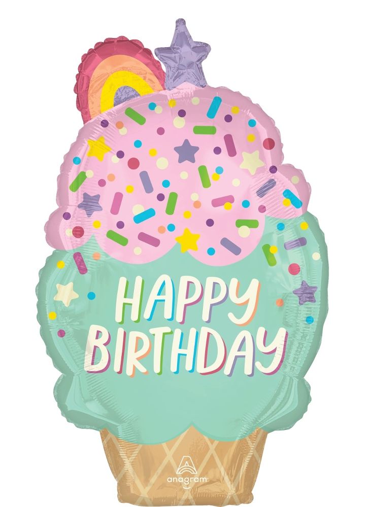 30" Ice Cream Party Birthday