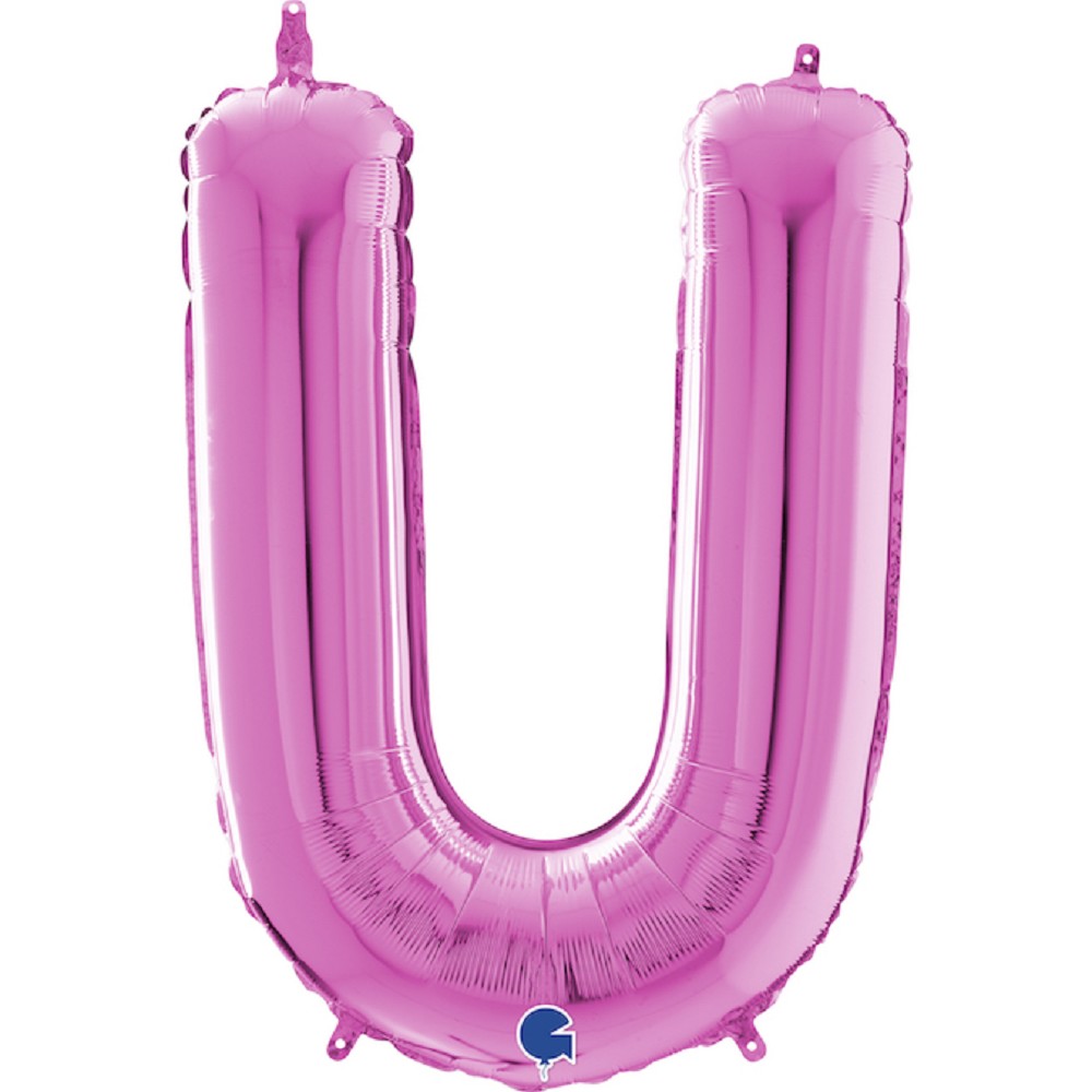 26" Folienbuchstabe "U" Fuxia