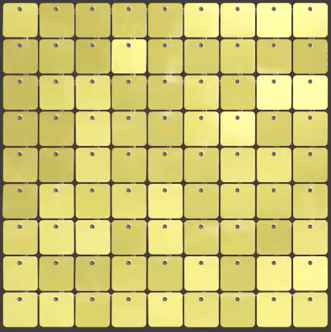 SolaAir Sequin Wall Decor Standard (viereckig) - Citric