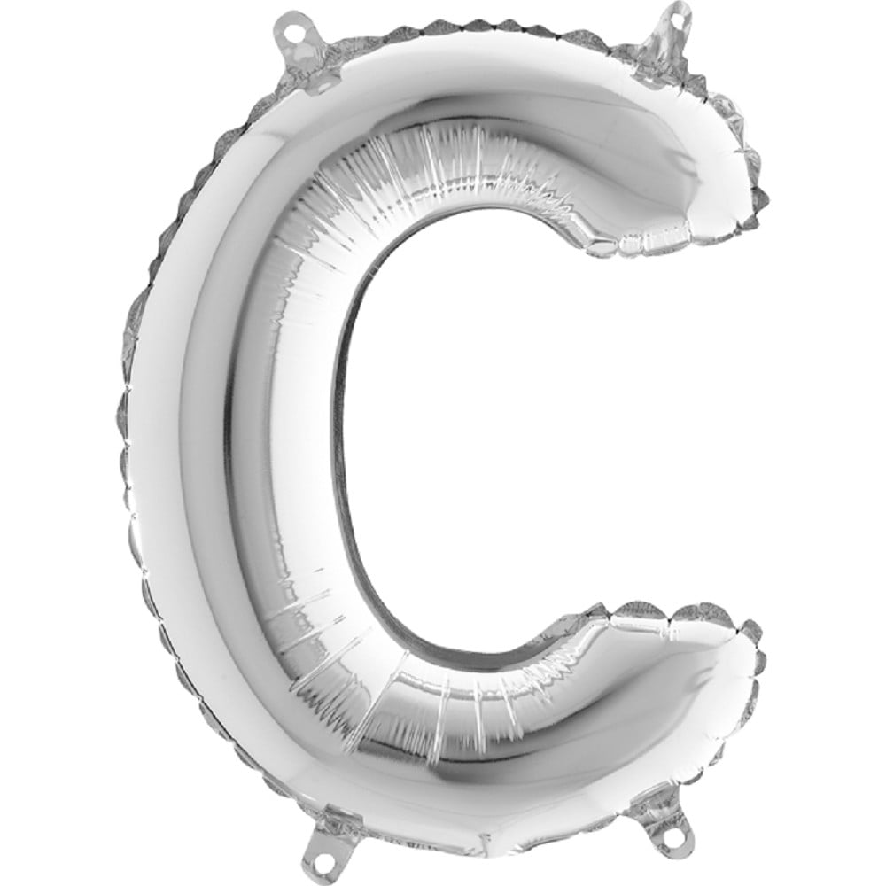 14" Folienbuchstabe "C" Silver