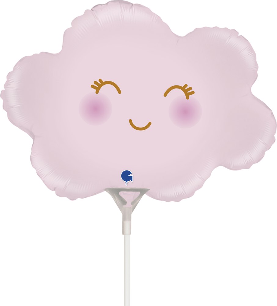 14" Cloud Satin Pastel Pink (ohne Ventil, zum Selbstverschwe