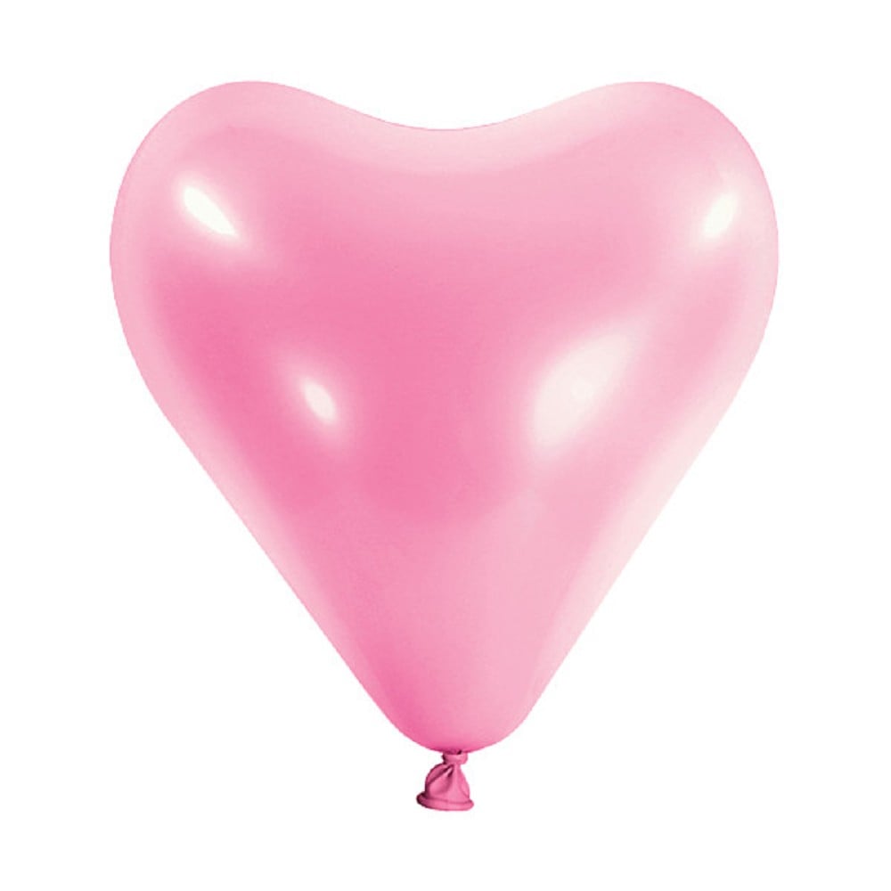 12" Heart Standard Pink (50 Stück)