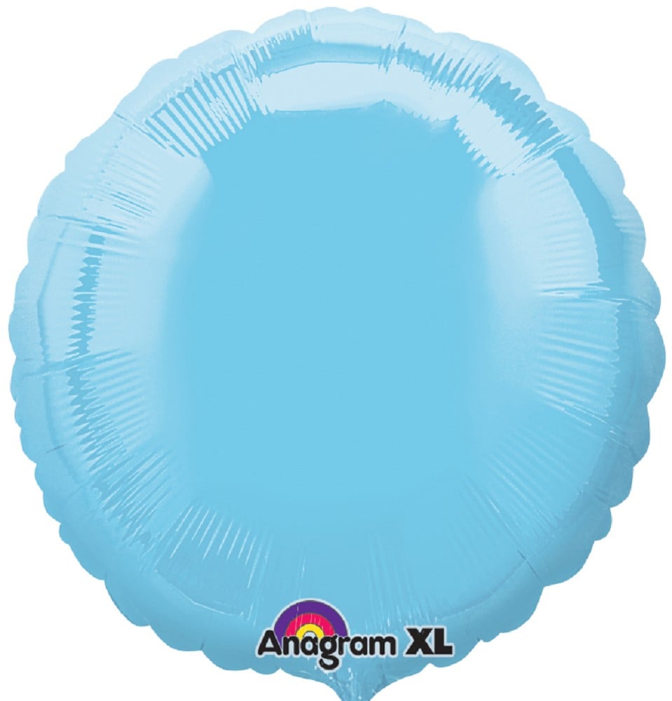 18" Rund Light Blue