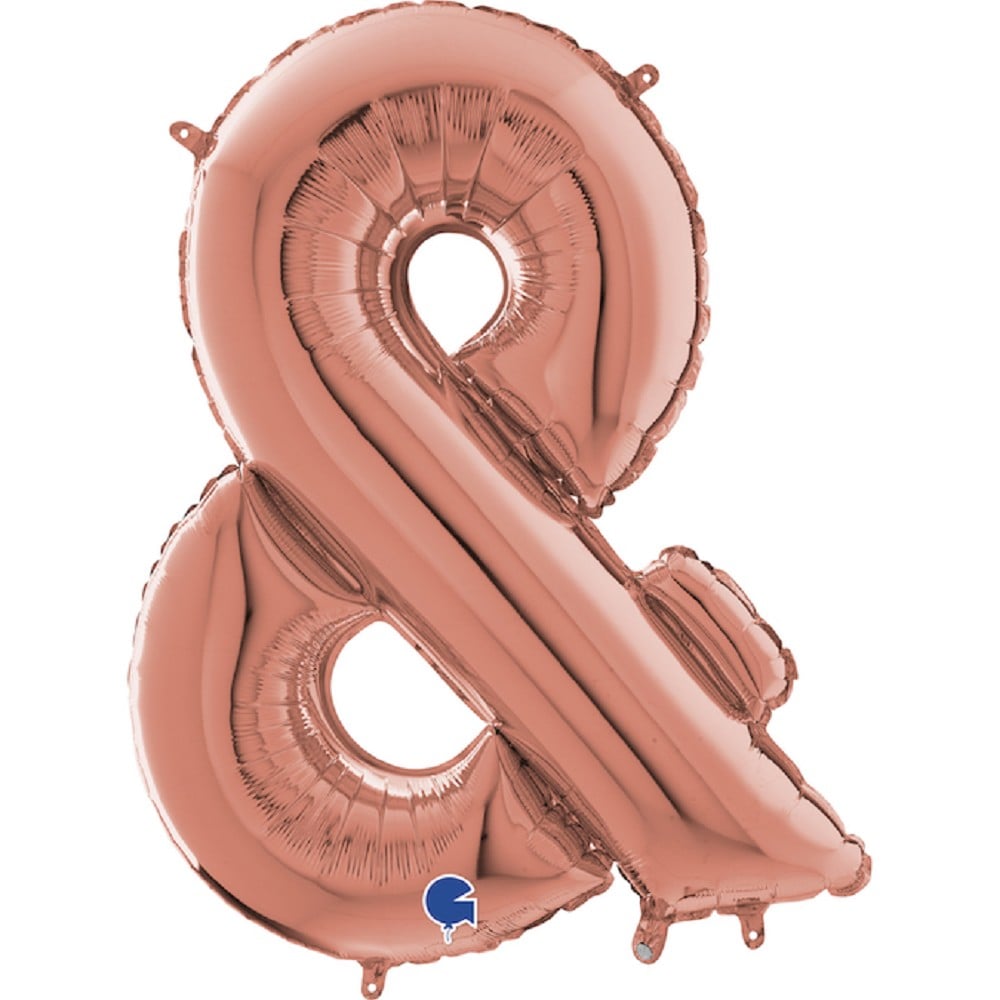40" Symbol "&" Rosé Gold