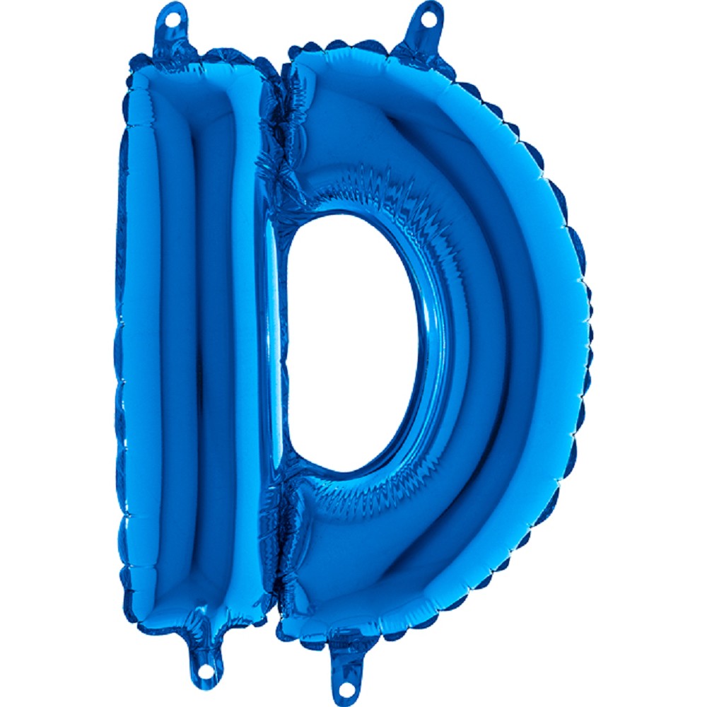 14" Folienbuchstabe "D" Blue