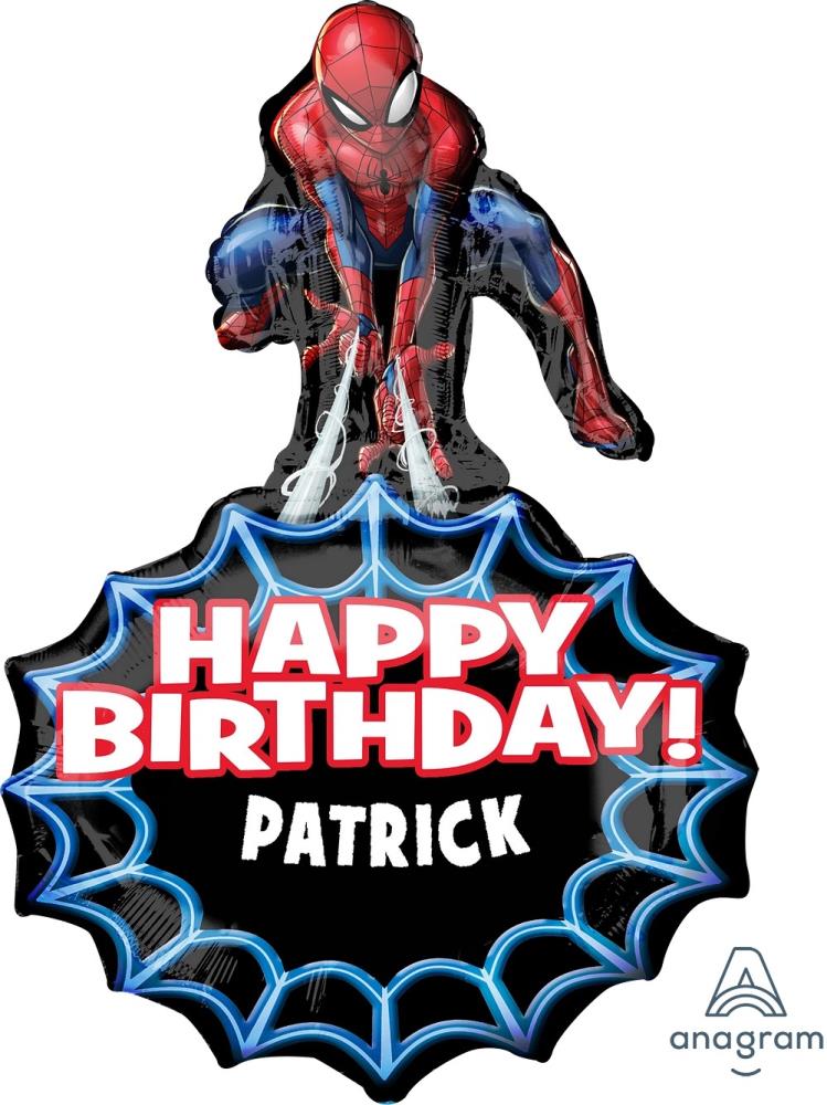 34" Spider Man Personalisiert