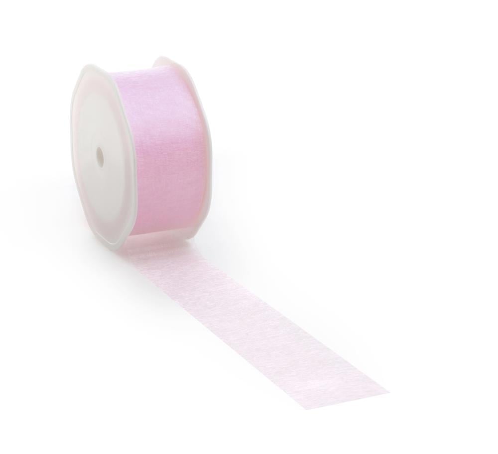 Organzaband 38mm Babyrosa (25m)