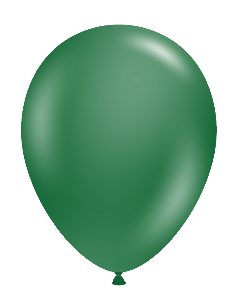 11" Metallic Forest Green (100 Stück)