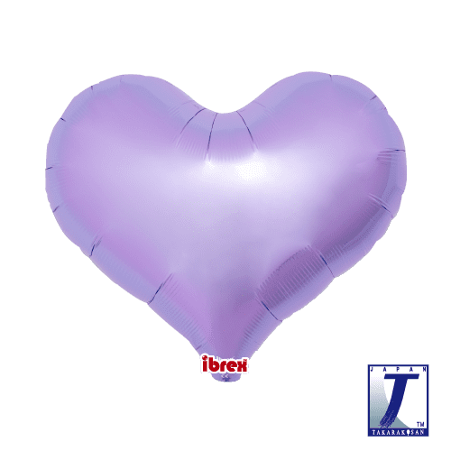 25" Jelly Heart Metallic Lavender (Ibrex)