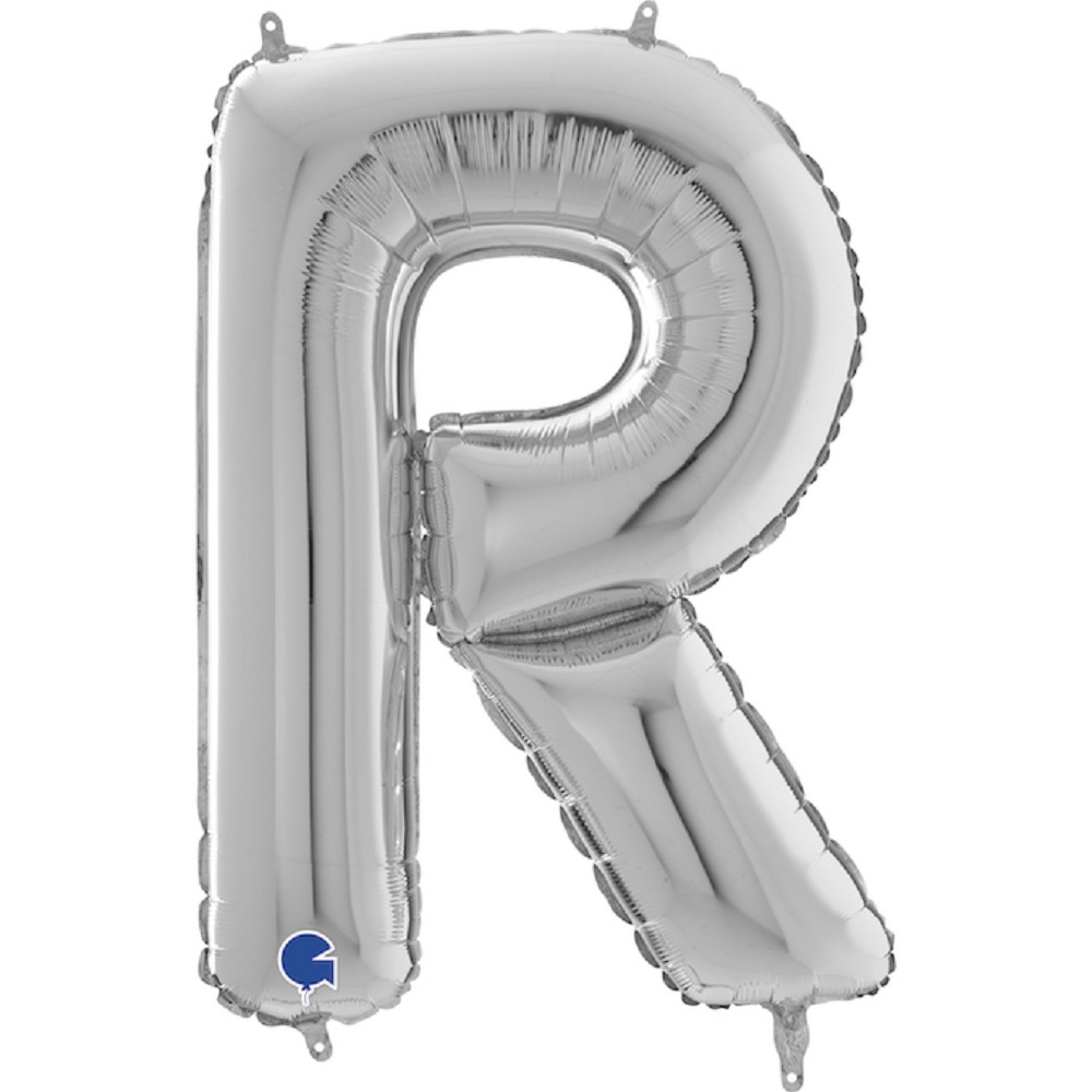 26" Folienbuchstabe "R" Silver