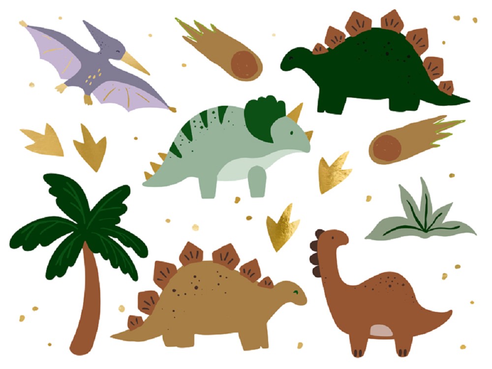 Abwaschbare Tattoos - Dino Fun Coll. - 13 Stk.