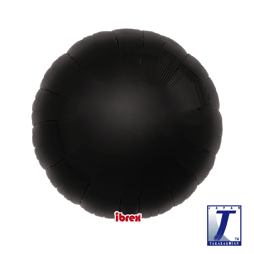 14" Rund Metallic Black (Ibrex)