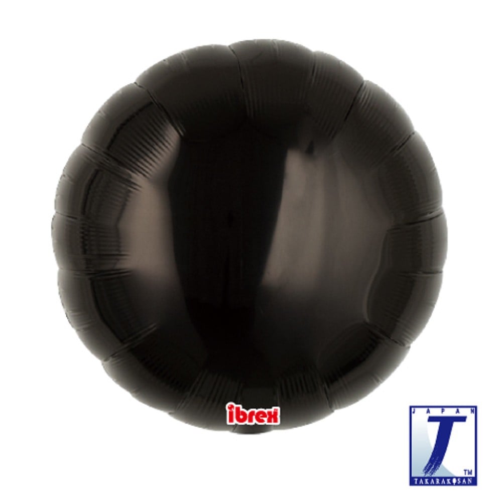 18" Rund Metallic Black (ibrex)
