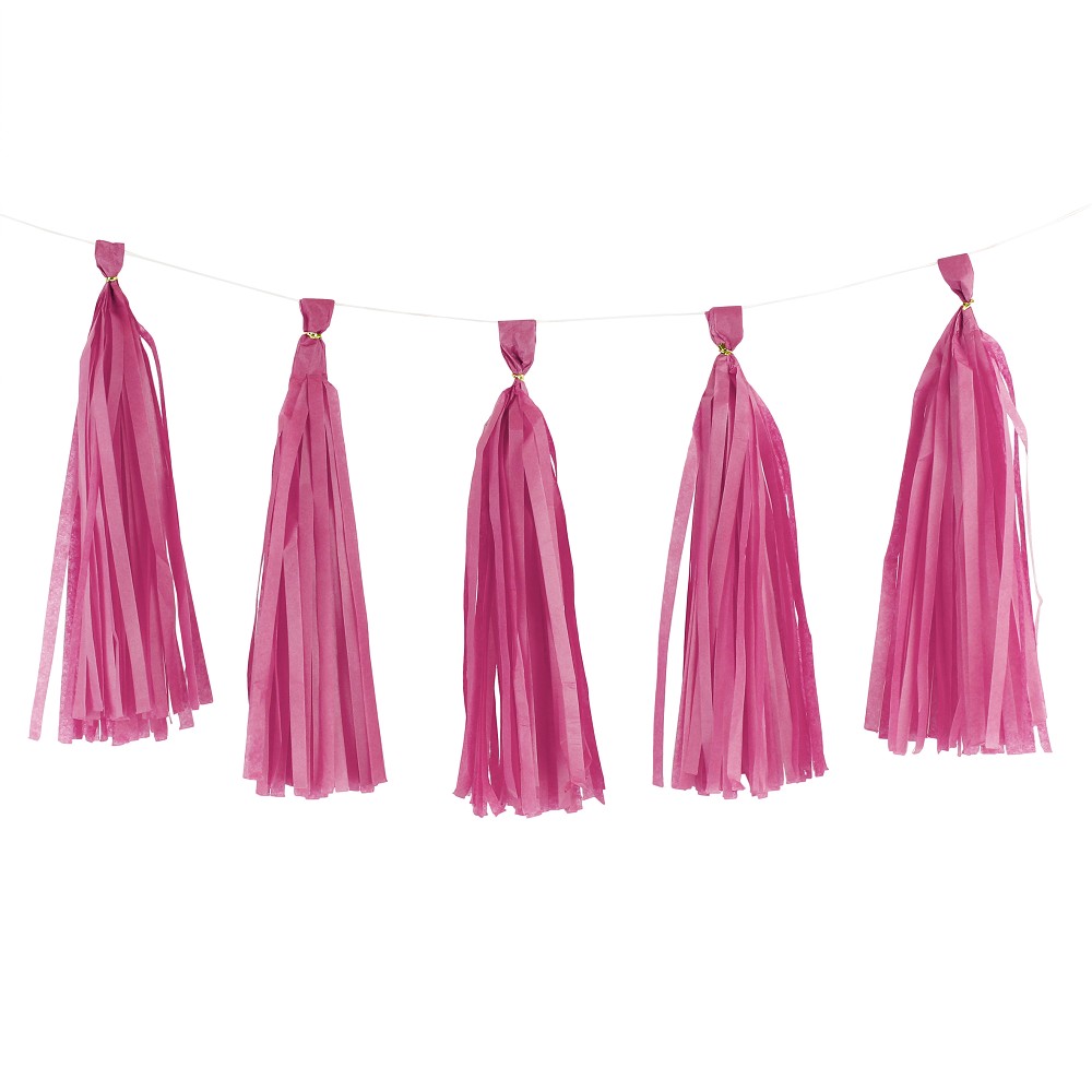 DIY Papier Tassel Pink 35 cm
