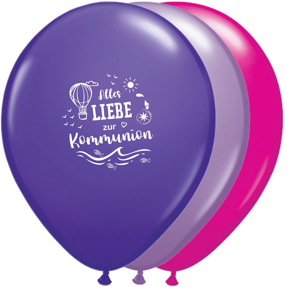 11" Alles Liebe zur Kommunion Sortiert (Retail Pack)