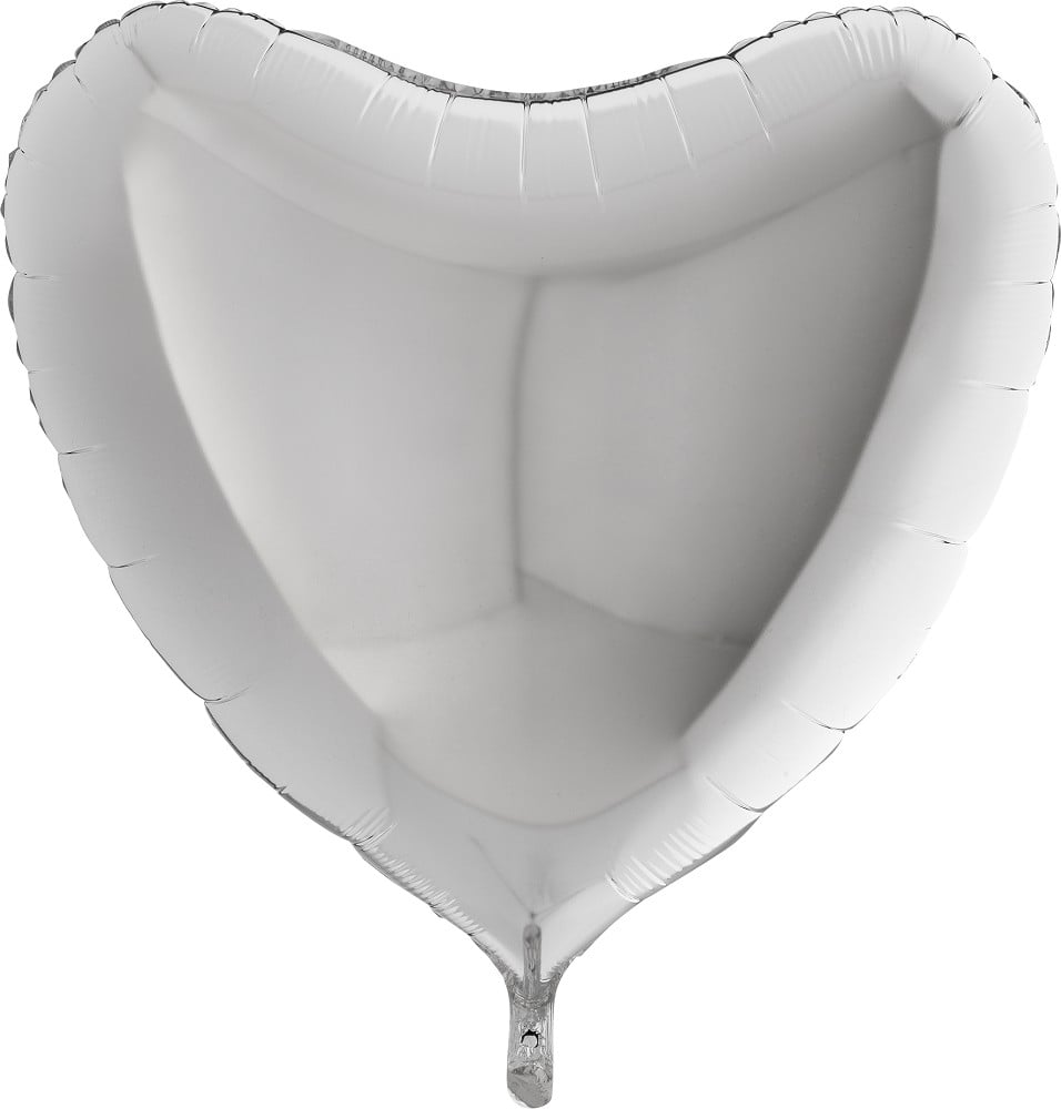 36" Herz Silver (unverpackt)