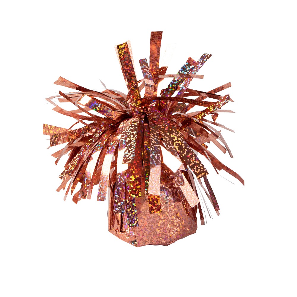 Ballongewicht Folie Holografie Rose Gold