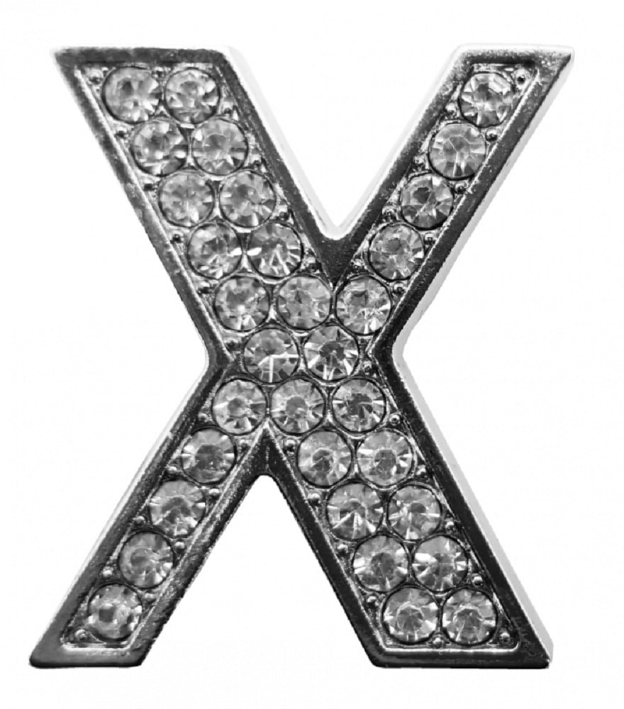Strass-Buchstabe X (3,5cm)