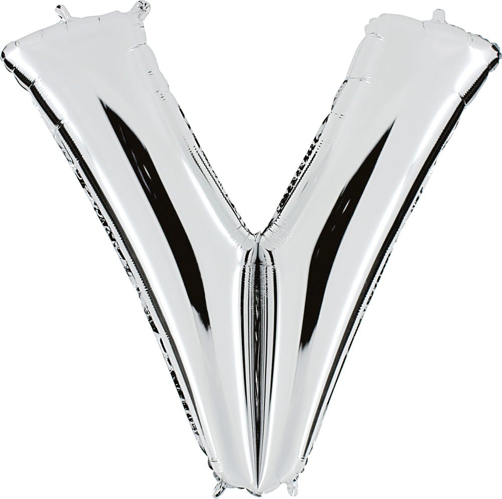 40" Folienbuchstabe "V" Silver