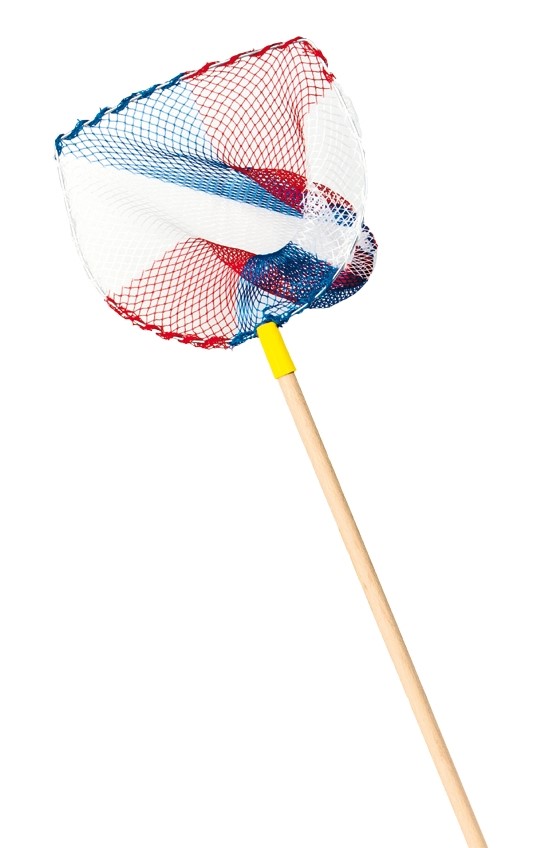 Kescher farbl. sortiert (20 x 24 cm) + Display