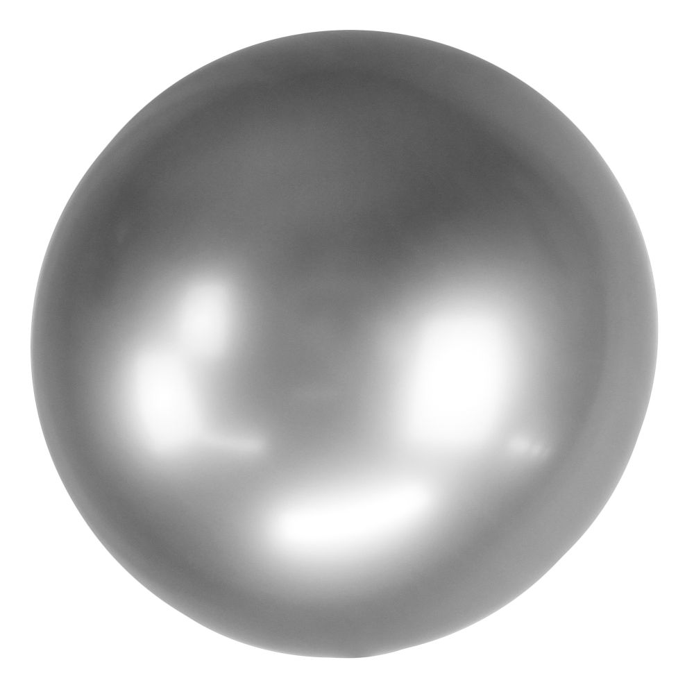 22" Mirror Globe silber