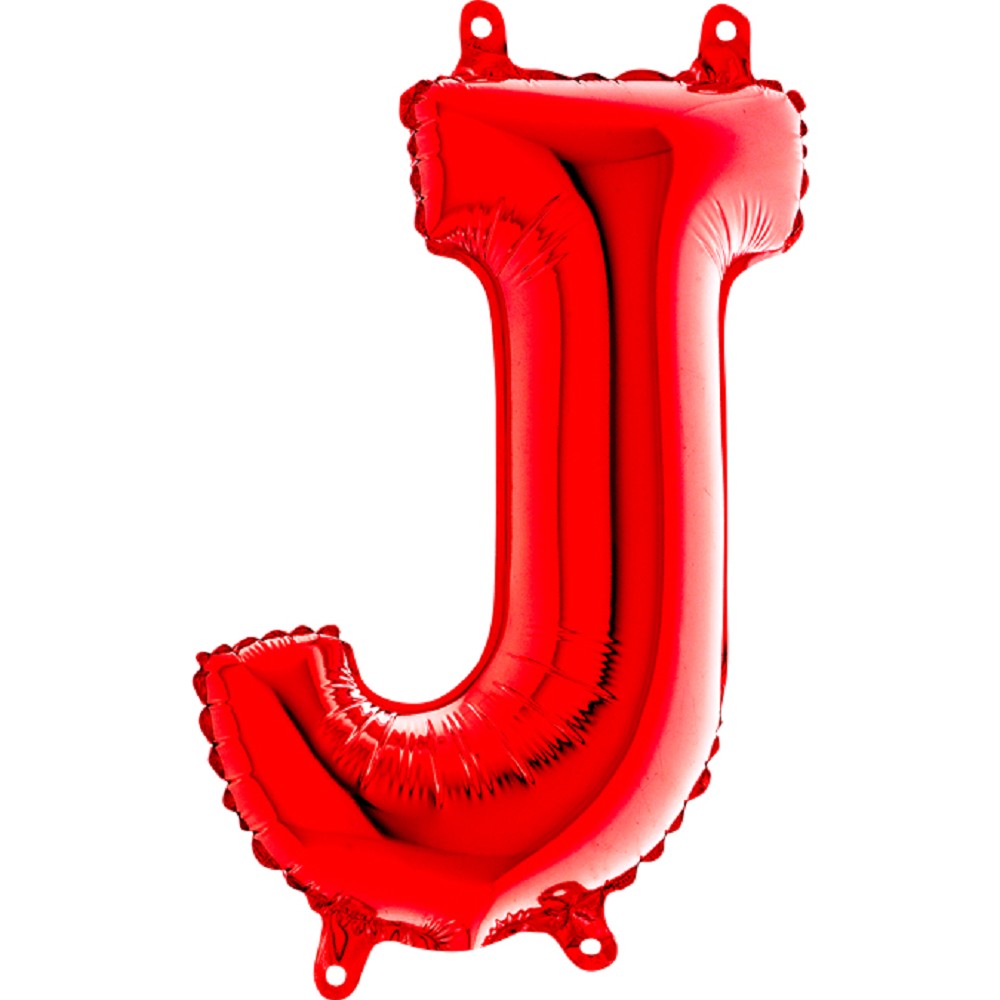 14" Folienbuchstabe "J" Red