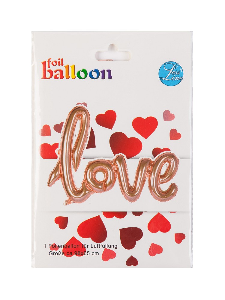 33" Schriftzug  "Love" Rose Gold