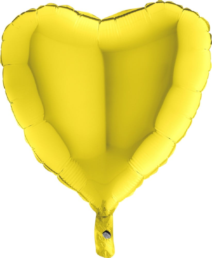 18" Herz Yellow (unverpackt)
