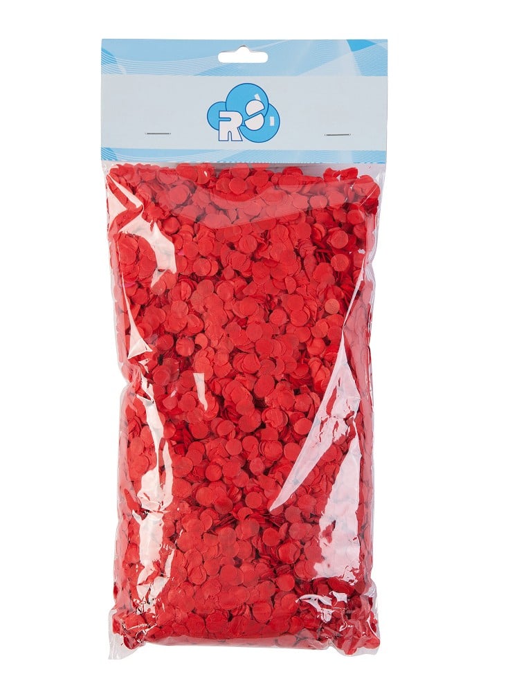 Papier-Konfetti 8mm rot