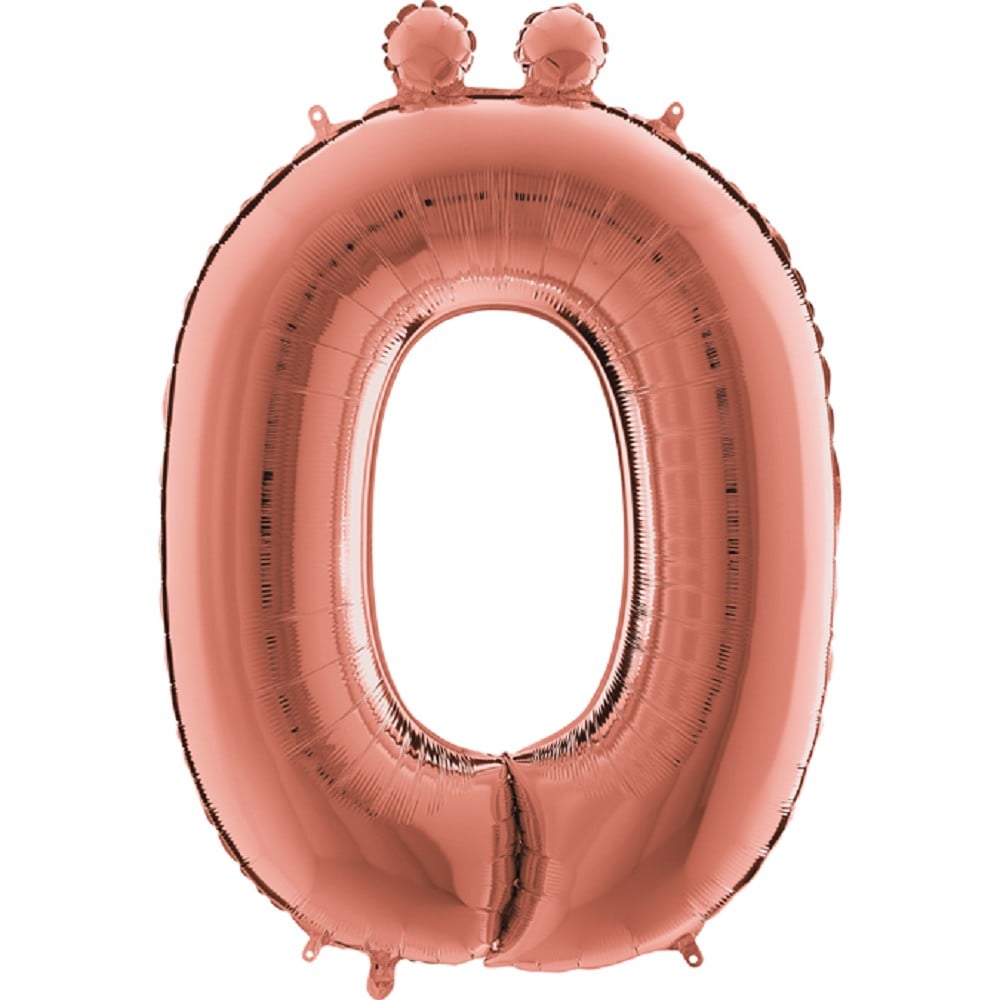 40" Folienbuchstabe "Ö" Rosé Gold