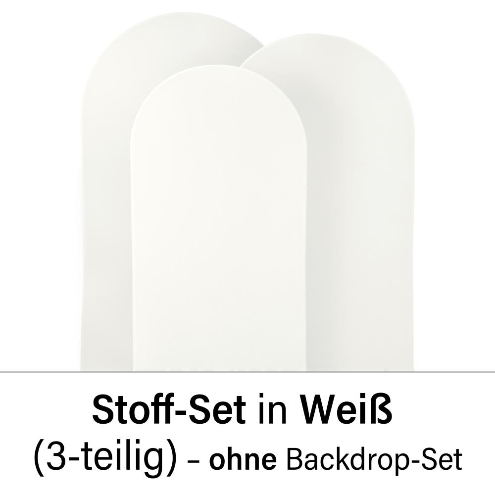 Spannstoff-Set (3-teilig) – Weiß