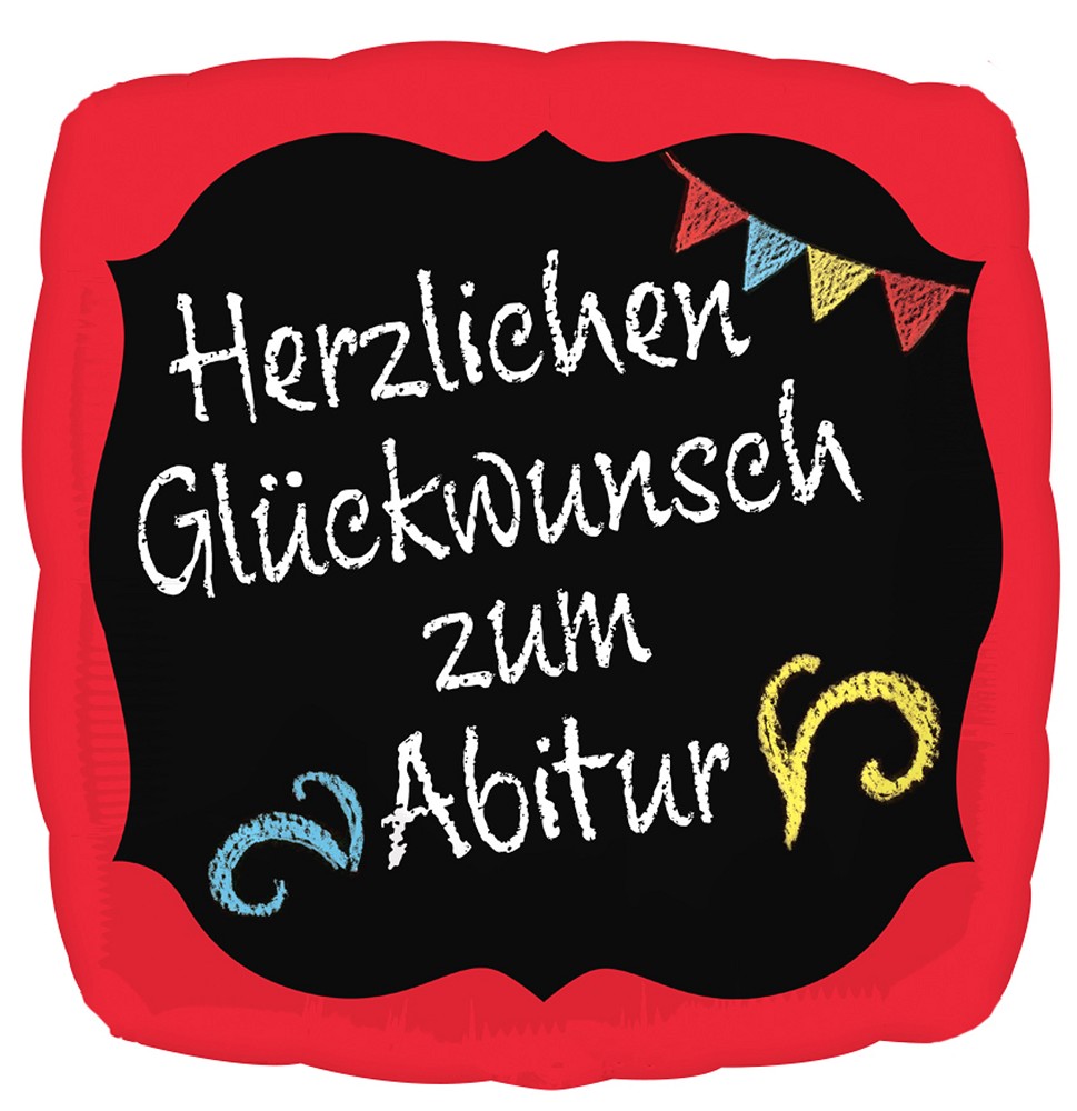 18" Herzlichen Glückwunsch zum Abitur