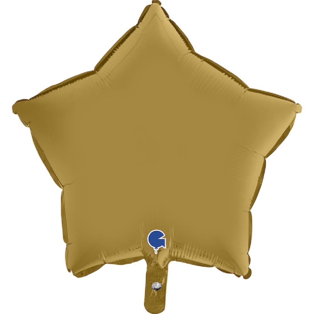18" Stern Satin Gold (unverpackt)