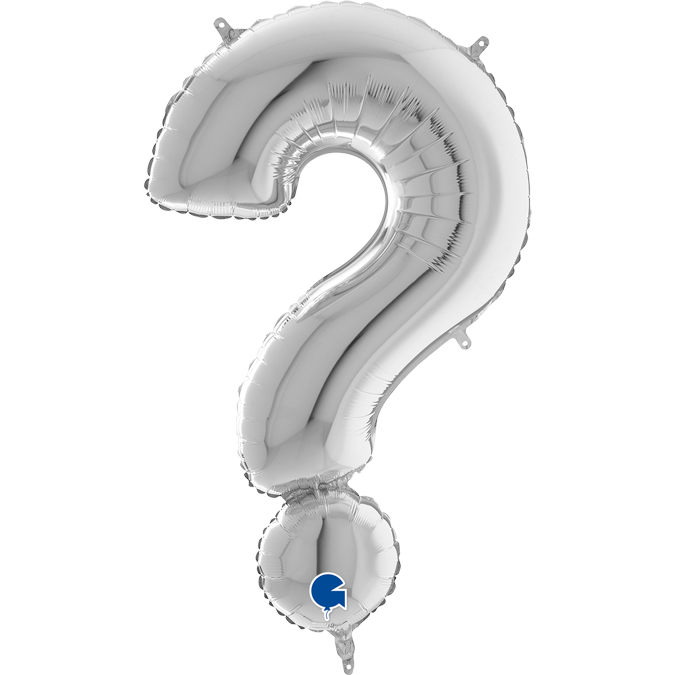 40" Symbol "?" Silver