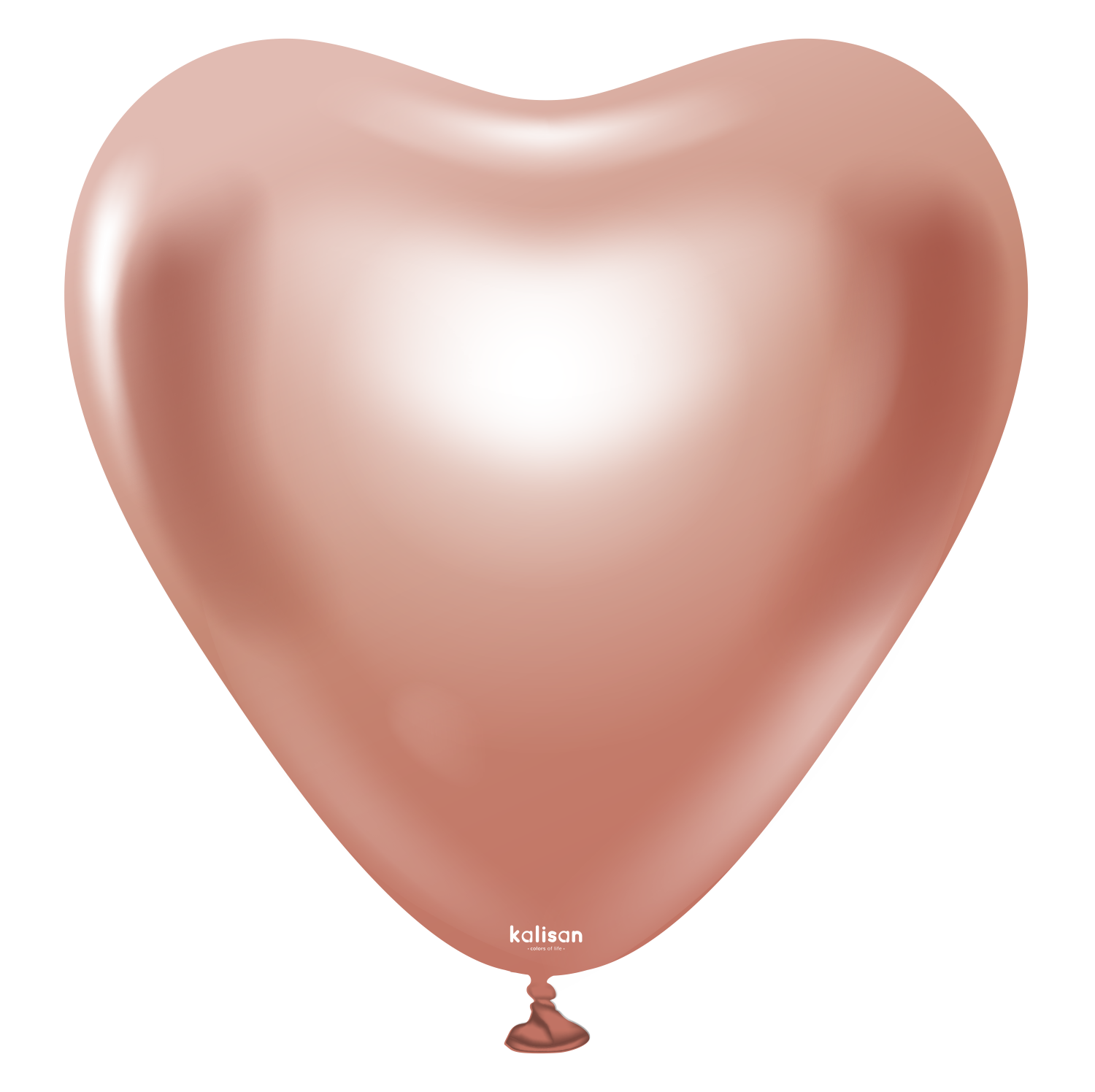 15" Herz Mirror Rose Gold (100 Stück)