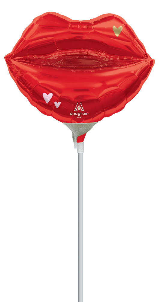 10" Valentine Vibes Lips (ohne Ventil, zum Selbstverschweiße