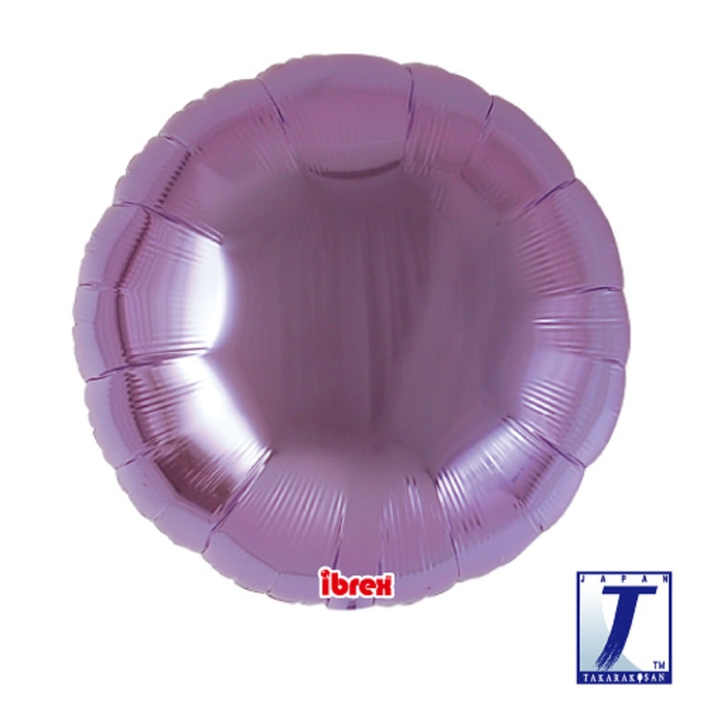 18" Rund Metallic Lavender (ibrex)