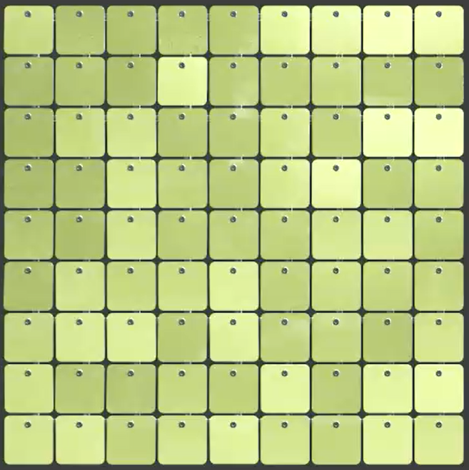 SolaAir Sequin Wall Decor Standard (viereckig) - Pistachio