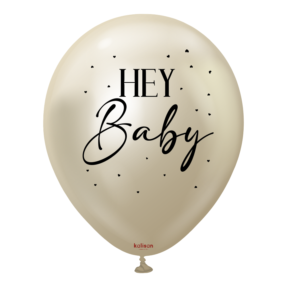 18" Hey Baby - Mirror White Gold (2 Stück)