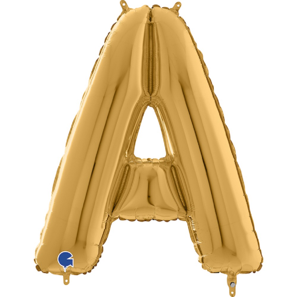 26" Folienbuchstabe "A" Gold (Altgold)
