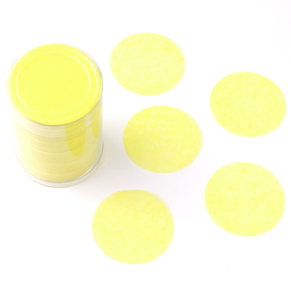 Papierkonfetti gelb rund 5cm (100g) - nicht farbecht