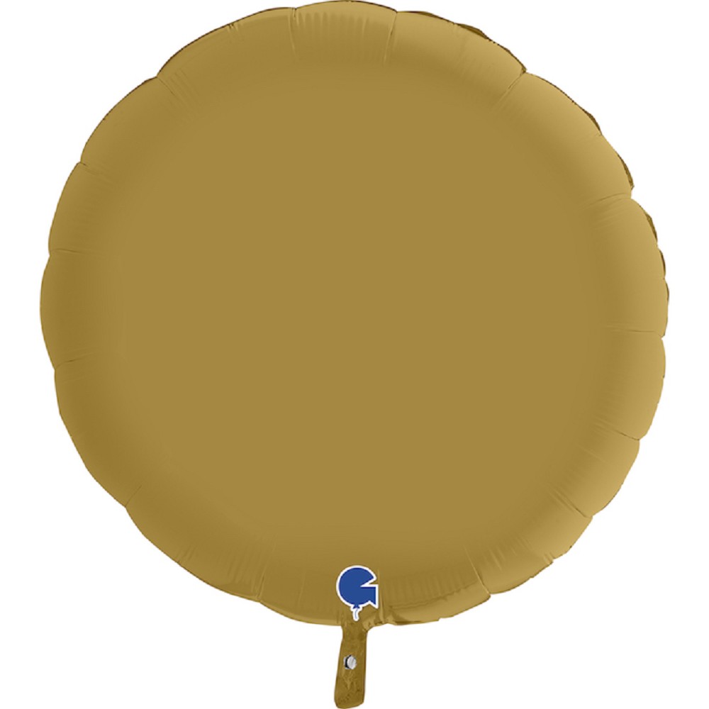 36" Rund Satin Gold (unverpackt)