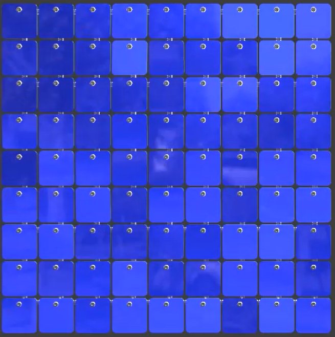 SolaAir Sequin Wall Decor Standard (viereckig) - Ultramarine