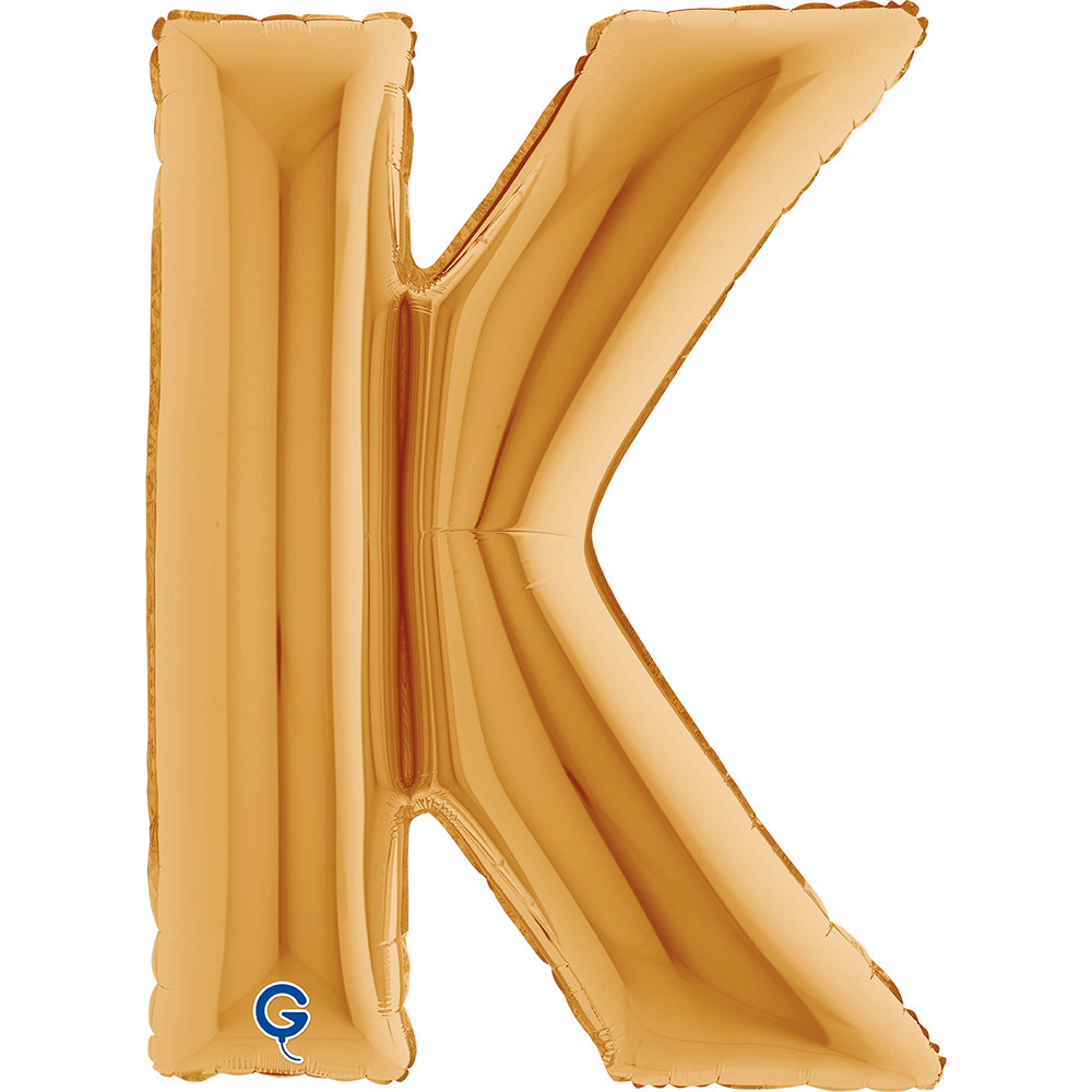 40" Foilballoon Letter "K" Gold (Old Gold)